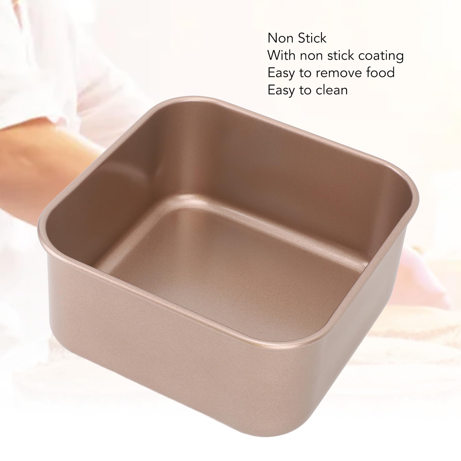 Bread Baking Pan, Stackable Thickened Rectangle Cake Pan Metal Baking Pan Bread Baking Pans Bread Pans For Baking Cake (Extra Large)