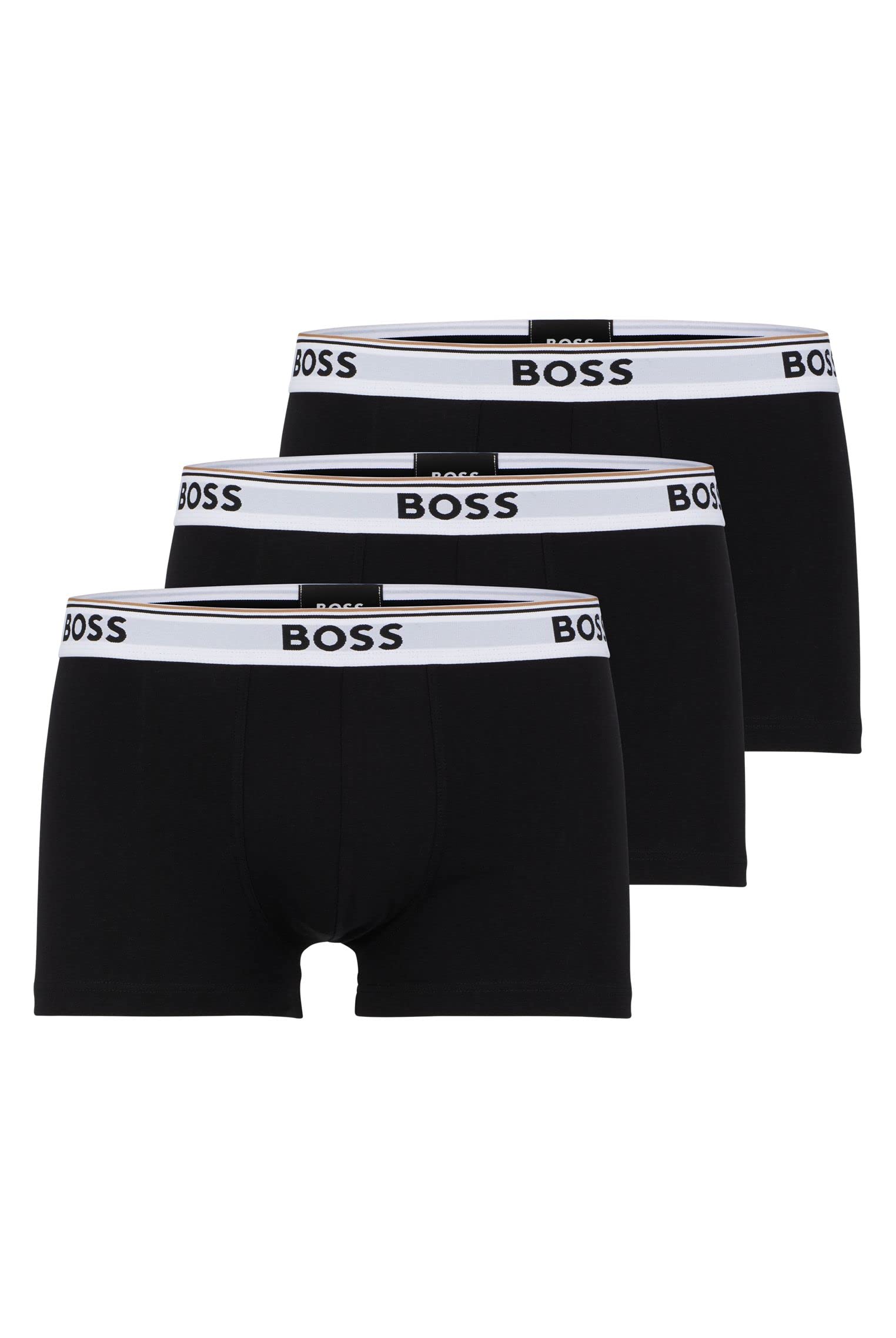 BOSS Mens Trunk 3p Co/El Boxer Shorts, Open Miscellaneous994, L UK