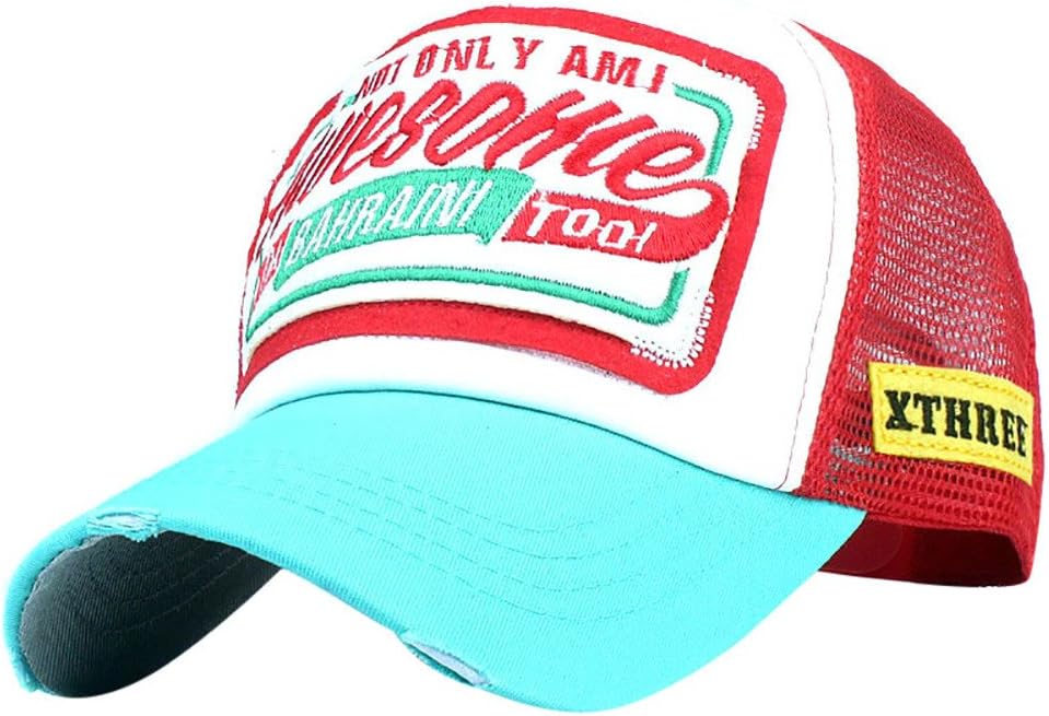 Embroidered Summer Cap Mesh Hats for Men Women Casual Hats Hip Hop Baseball Caps