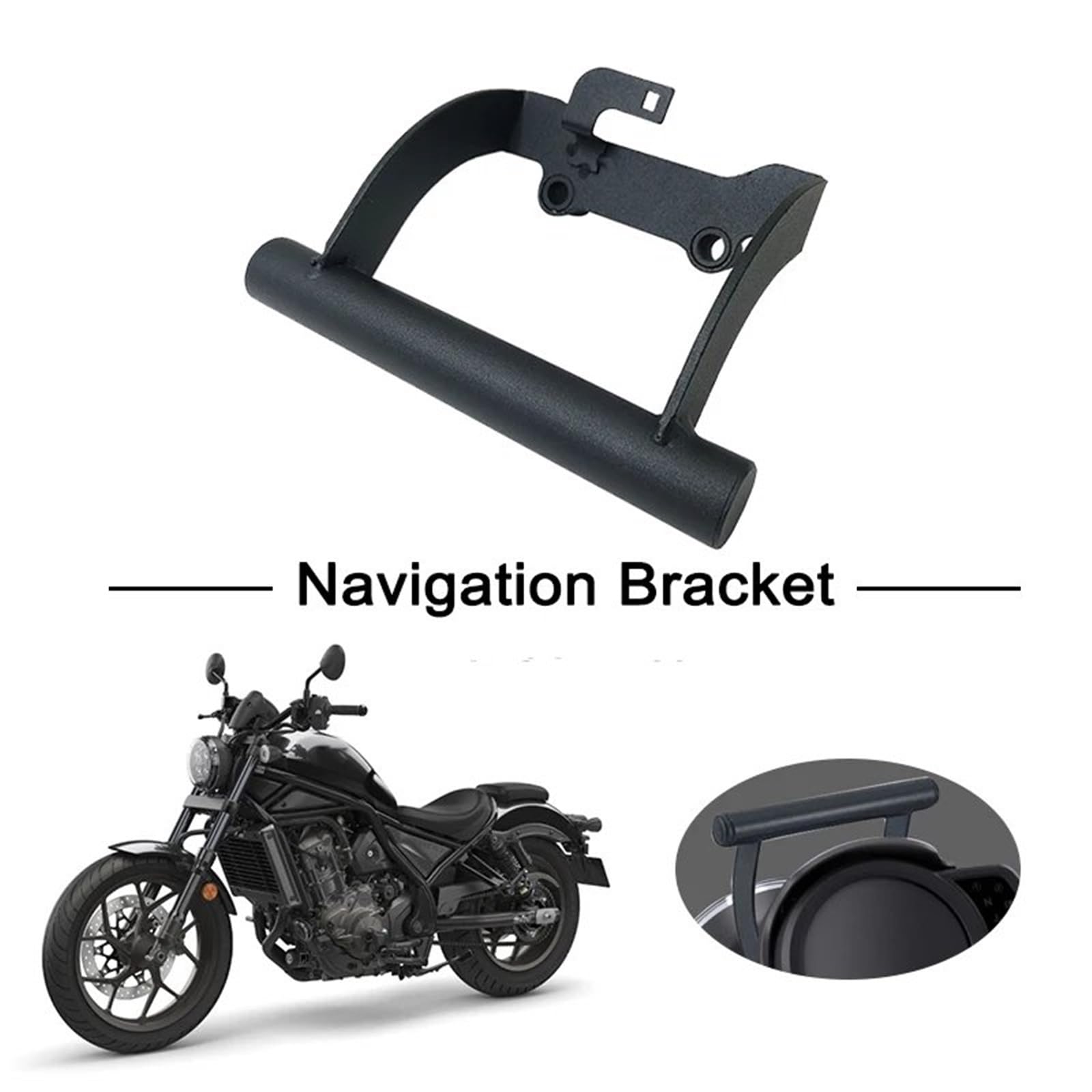 Soporte Navegación Soporte Montaje para Barra Delantera Teléfono Y GPS Motocicleta para CMX1100 CM1100 para CMX 1100 CM 1100 2021 2022 Soporte GPS para Motocicleta