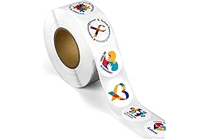 Karenhi 1000 Pcs Autism Awareness Stickers for Kids