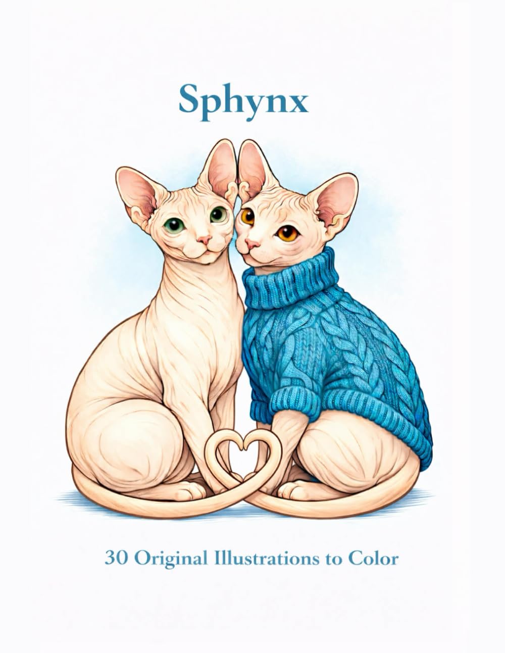 Sphynx: 30 Original Illustrations to Color
