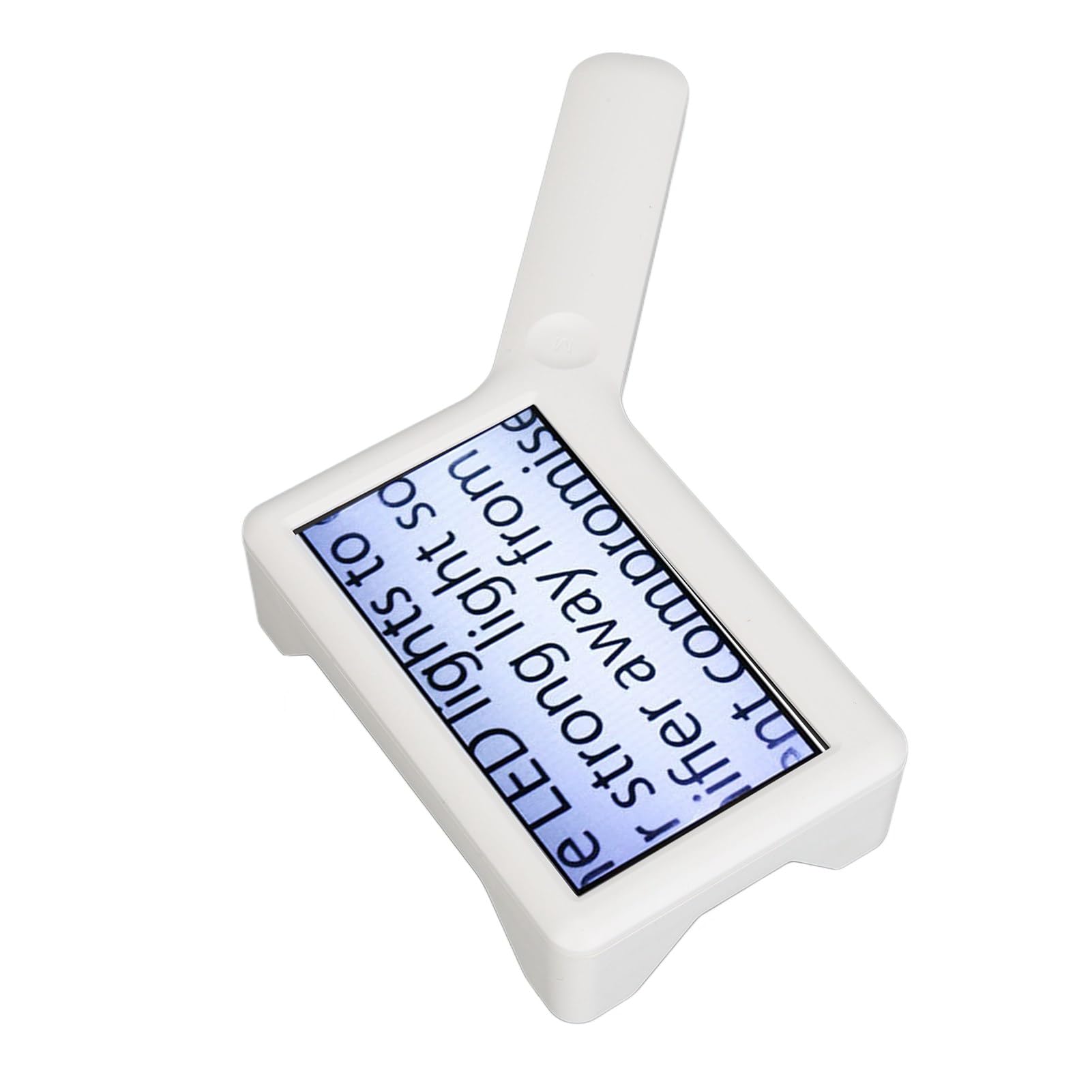 Lupe, 6 Lichtchips, Sanfte Beleuchtung, 3/5/10-fach über USB Wiederaufladbar, Ergonomische Leselupe für Senioren Gegen Farbenblindheit