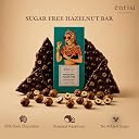 Sugar Free Dark Chocolate Bar - Healthy No Sugar Chocolates with Roasted Hazelnuts, Gluten Free, Keto Friendly, Low Carb Diabetic Friendly, Gifting & Snacking Chocolate, 70g gallery image