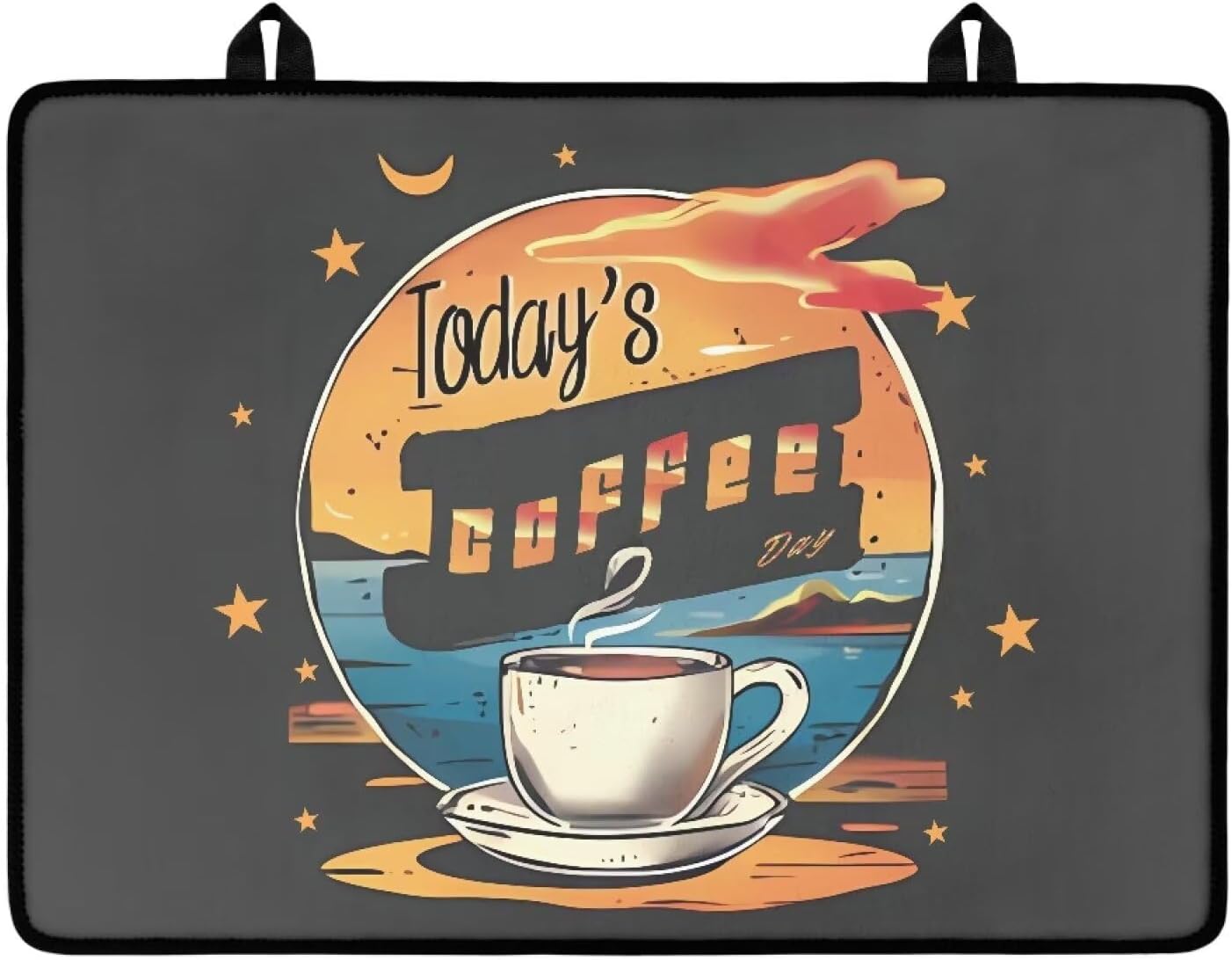 Stove Top Covers for Electric Stove Anti-Scratch Glass Ceramic Top Stove Cover Protector Oil-Proof Induction Cooktop Cover Kitchen Decor Accessories, 29 x 21 Inch, Today Coffee