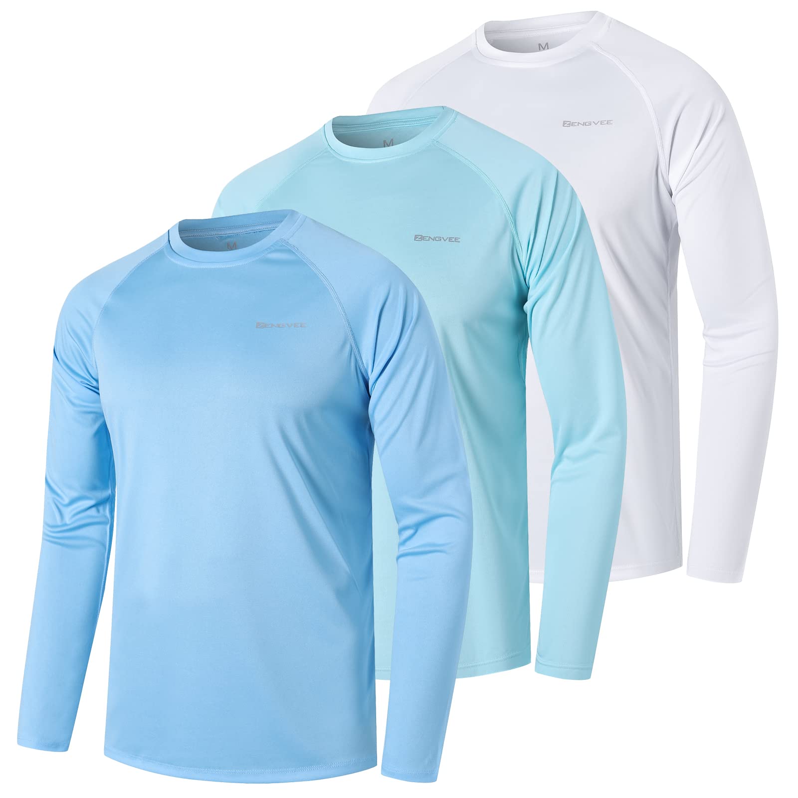 HUAKANG Rashguard UPF50 shirt voor heren, lange mouwen, viskleding, UV- zonwering, surfen, zwemmen, hardlopen, donkergrijs, XL