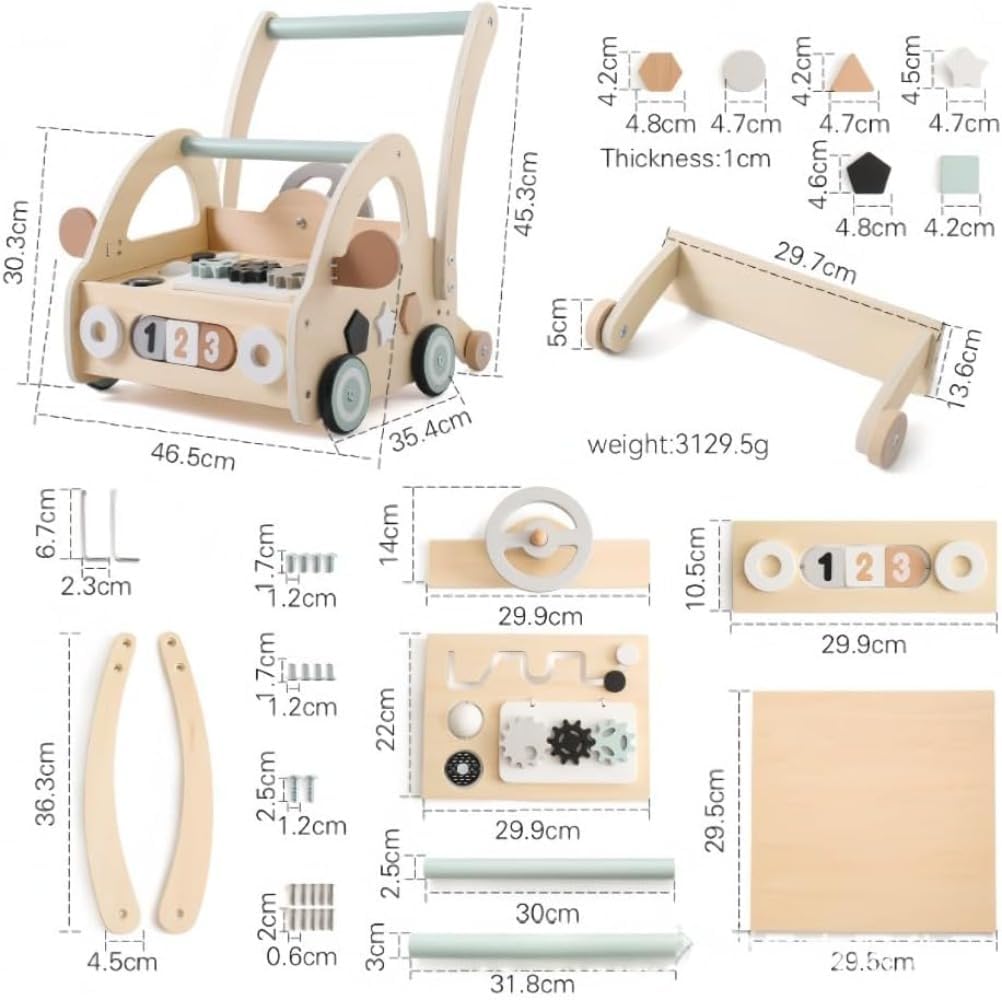 Amazon | 手押し車 赤ちゃん キッズワゴン ベビーウォーカー おもちゃ収納箱 ボックスワゴントイ おもちゃ収納 つかまり立ち 知育玩具  歩行練習おしゃれ かわいい (A) | 手押し車・プルトイ | おもちゃ 木製 ベビーウォーカー 多機能 手押し車 ておしくるま 赤ちゃん プレゼント ボックス 手押し車 赤ちゃん キッズワゴン ベビーウォ