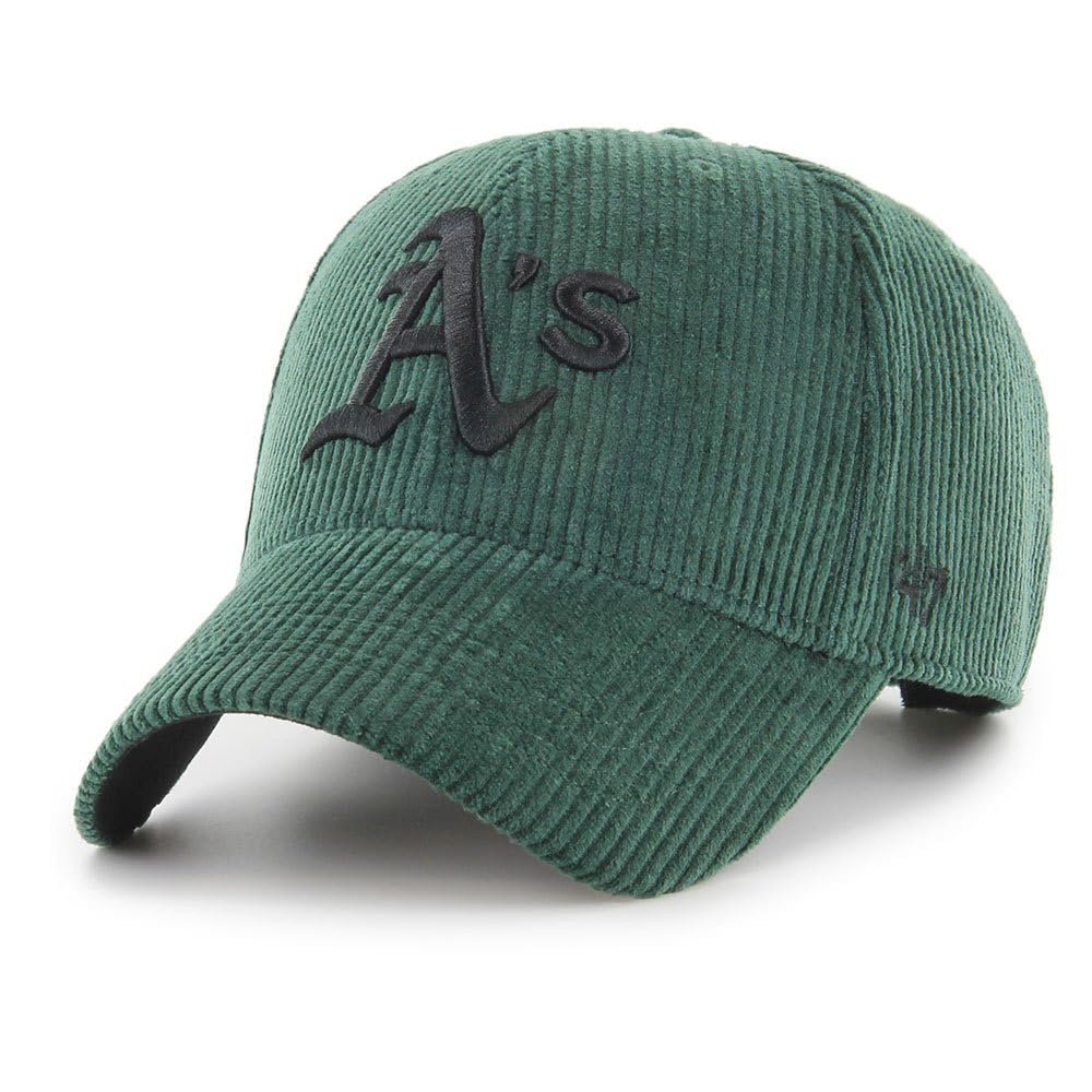 47Brand Unisex Vert Baseball Cap Mlb Oakland Athletics Thick Cord Mvp