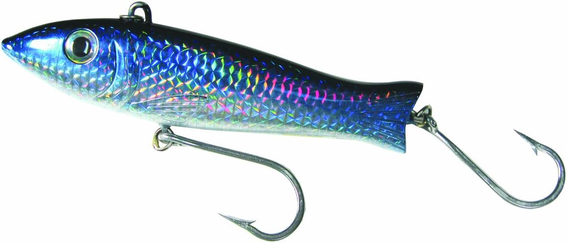 Braid Little Speedy 6-Inch Salt Water Lure, Blue and White