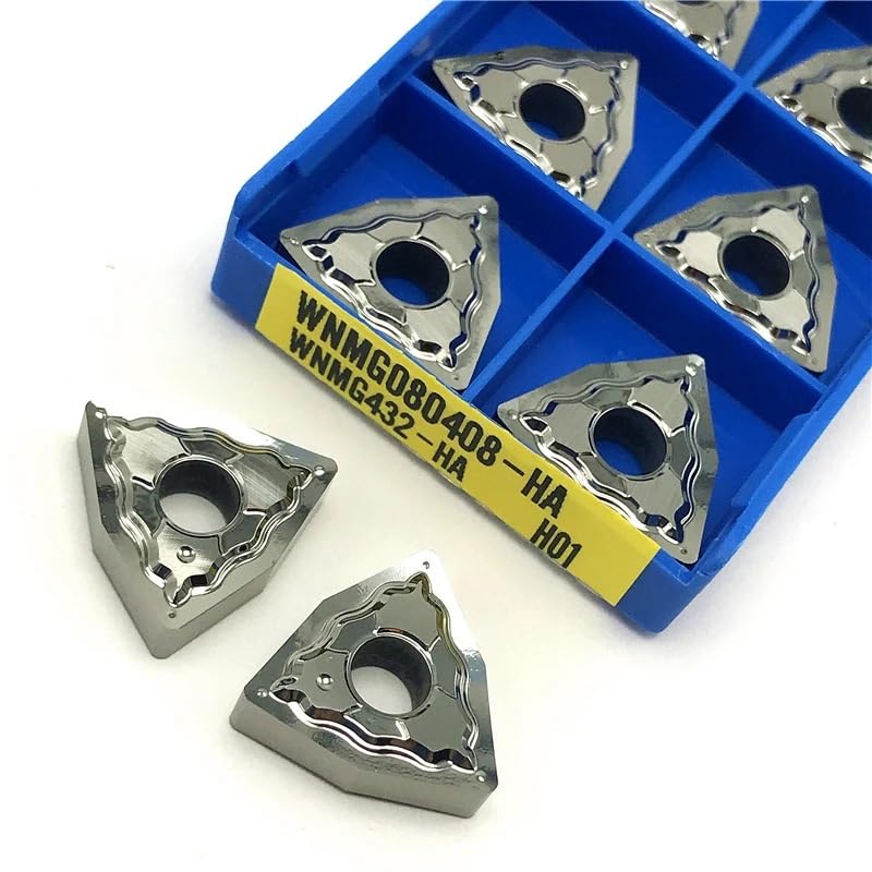 10 piezas insertos para torno WNMG080408 HA H01 miniatura 5