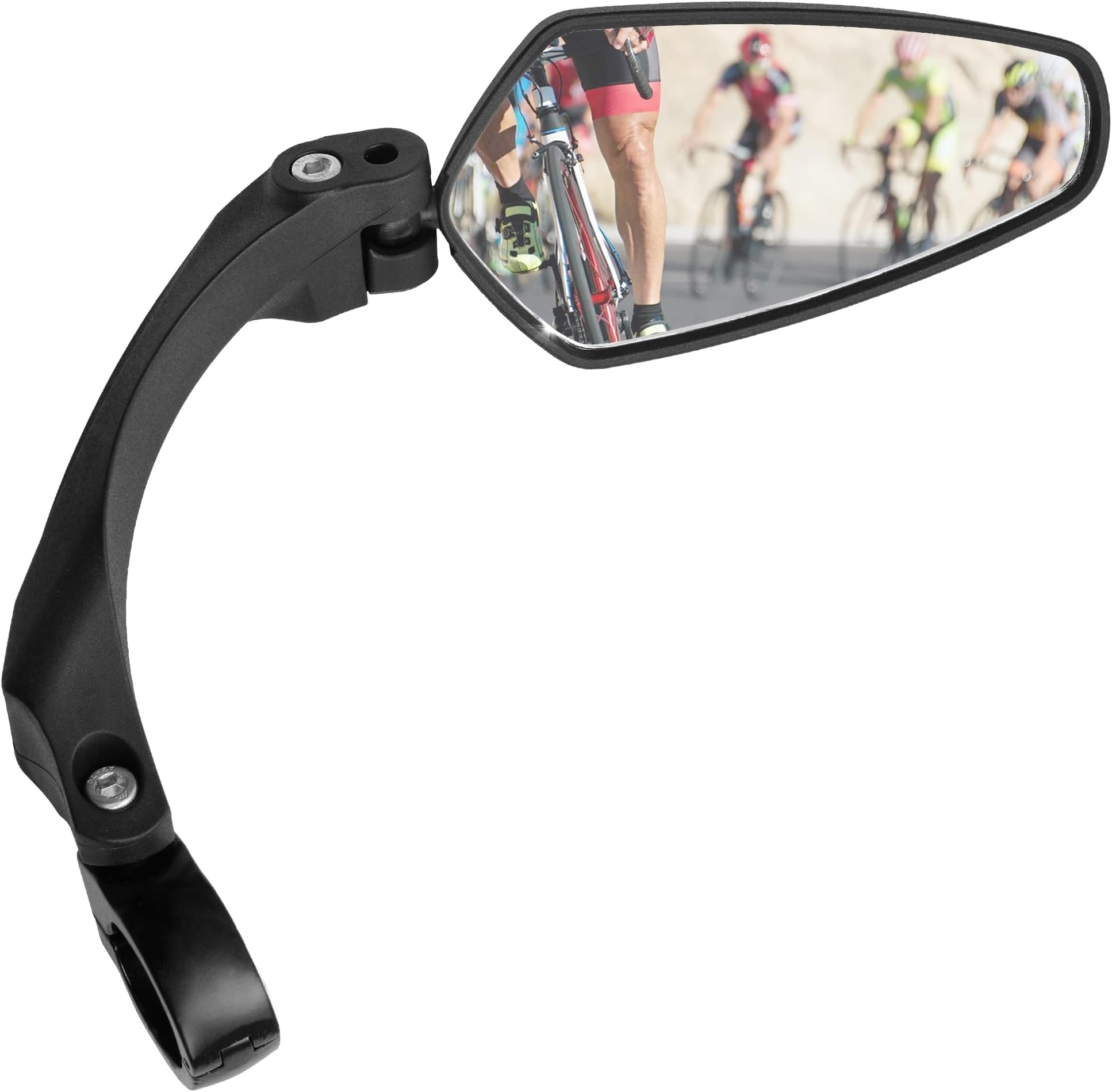 Hafny New Handlebar Bike Mirror, HD BlastResistant, Safe Crystal Clear