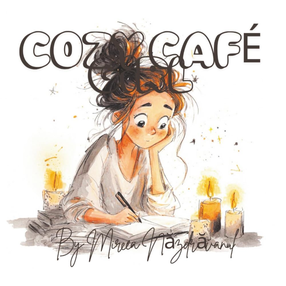 Cozy Café Girls Coloring Book: Adorable Beautiful Café Scenes with Cute Girls, Sweet Treats, and Relaxing Moments for Adults and Teens