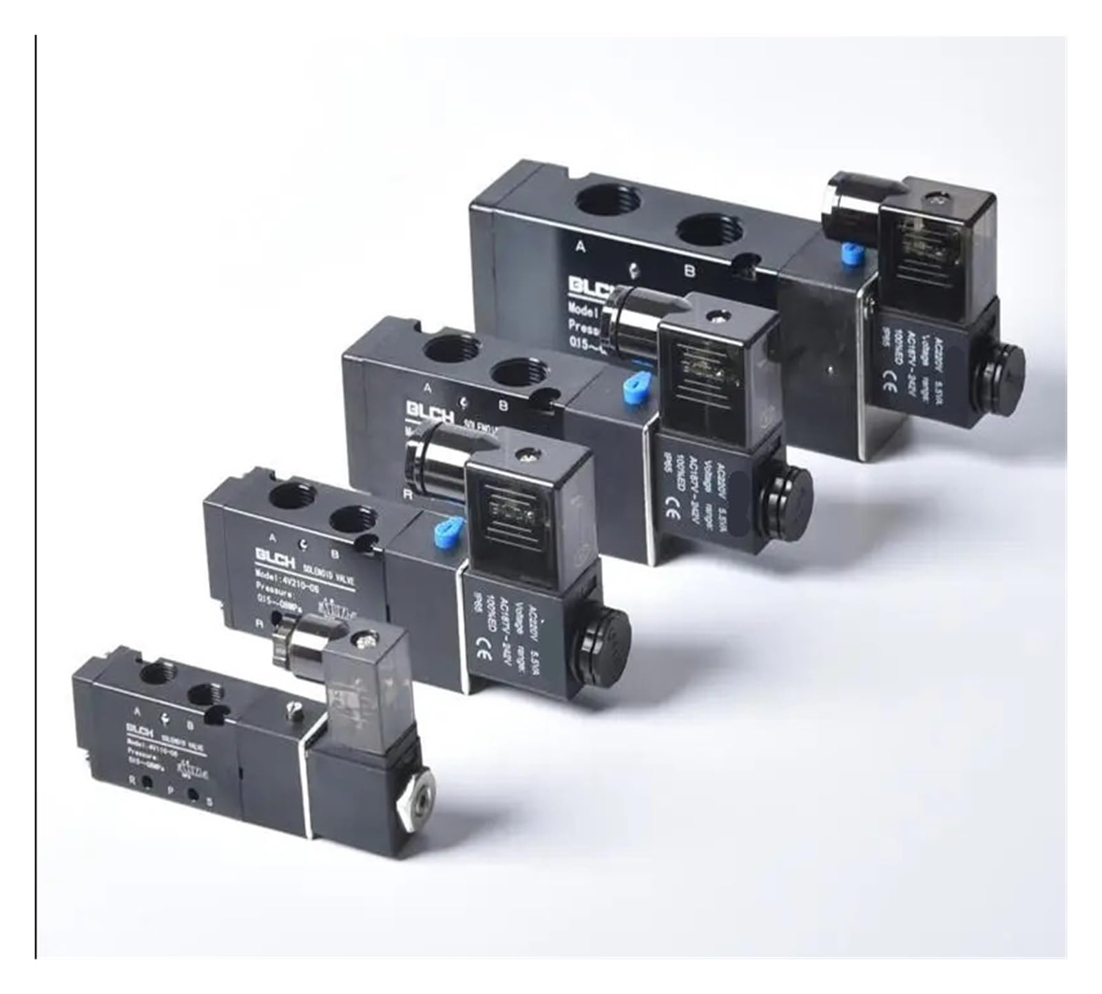 Électrovanne pneumatique 3V110-06 1/8 2 positions 3 ports DC12V