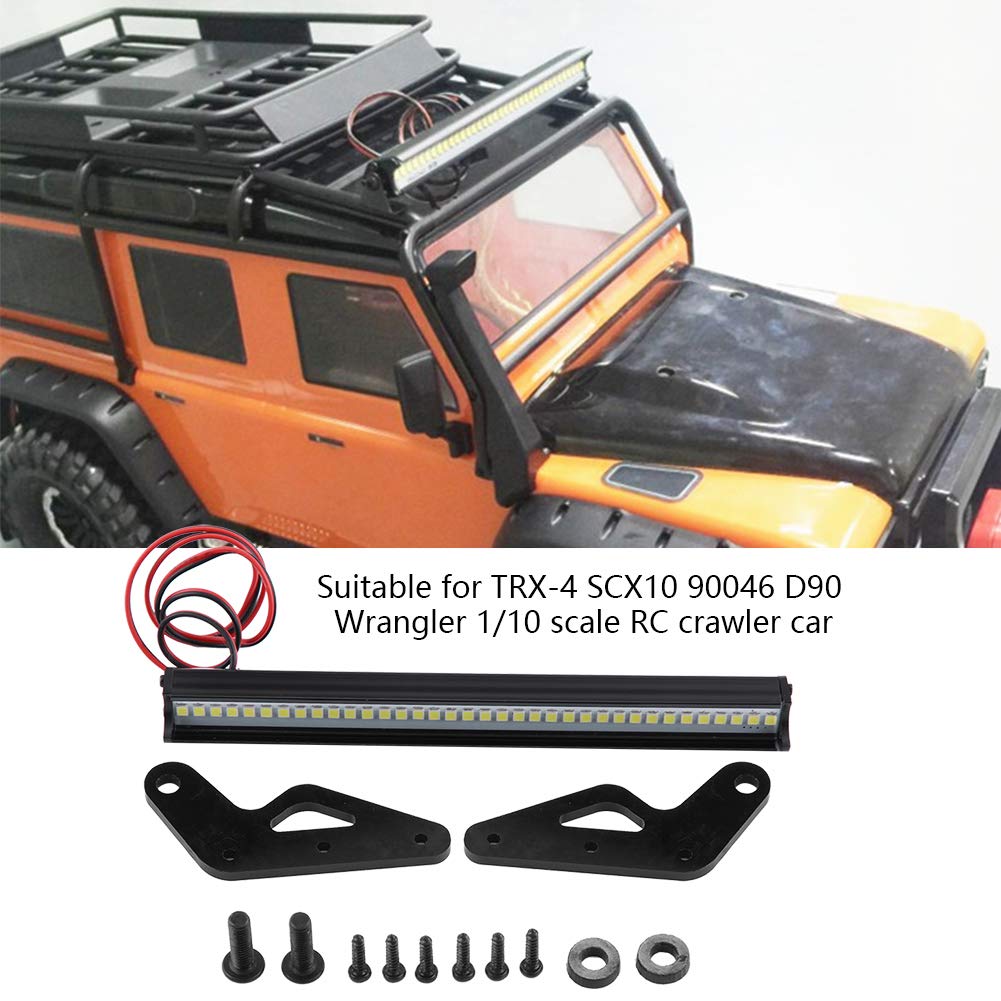 Kit Barre Lumineuse LED 36 LEDs Pour Voiture RC – Lampe De Toit Anti-Usure, Accessoire Éclairage Haute Luminosité Pour Modélisme