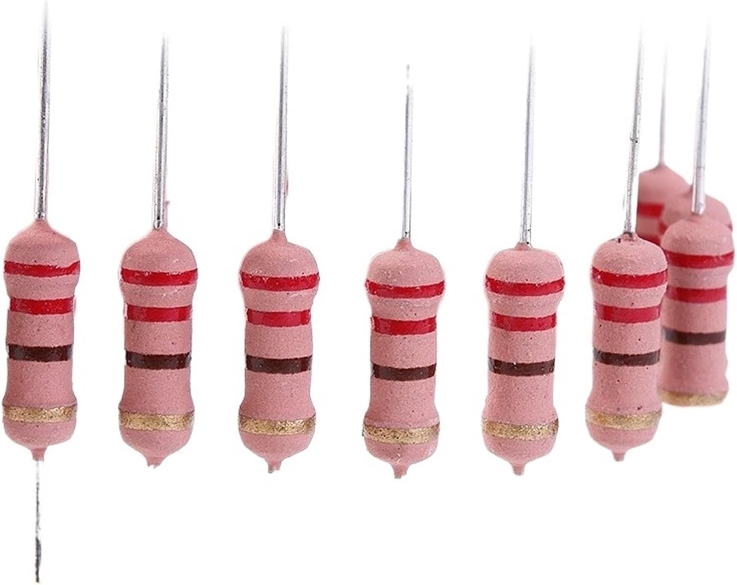 Metal oxide film resistor ±5% 2KΩ high power high temperature flame retardant(0.5W Radial 2 Leads)