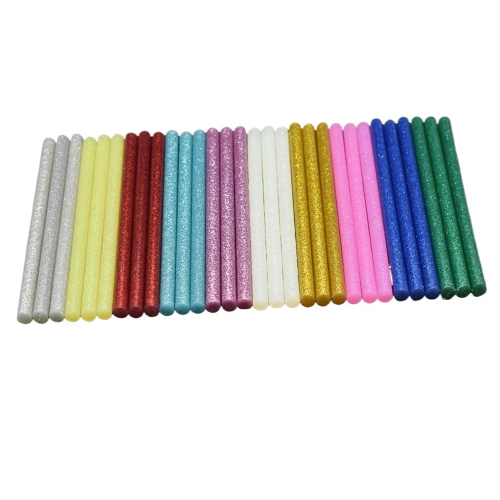 Bâtons de Colle Chaude Lot de 20 bâtons de Colle thermofusible colorés de 7 mm x 100 mm for réparation d'album de téléphone Artisanal, Accessoires(Yellow)