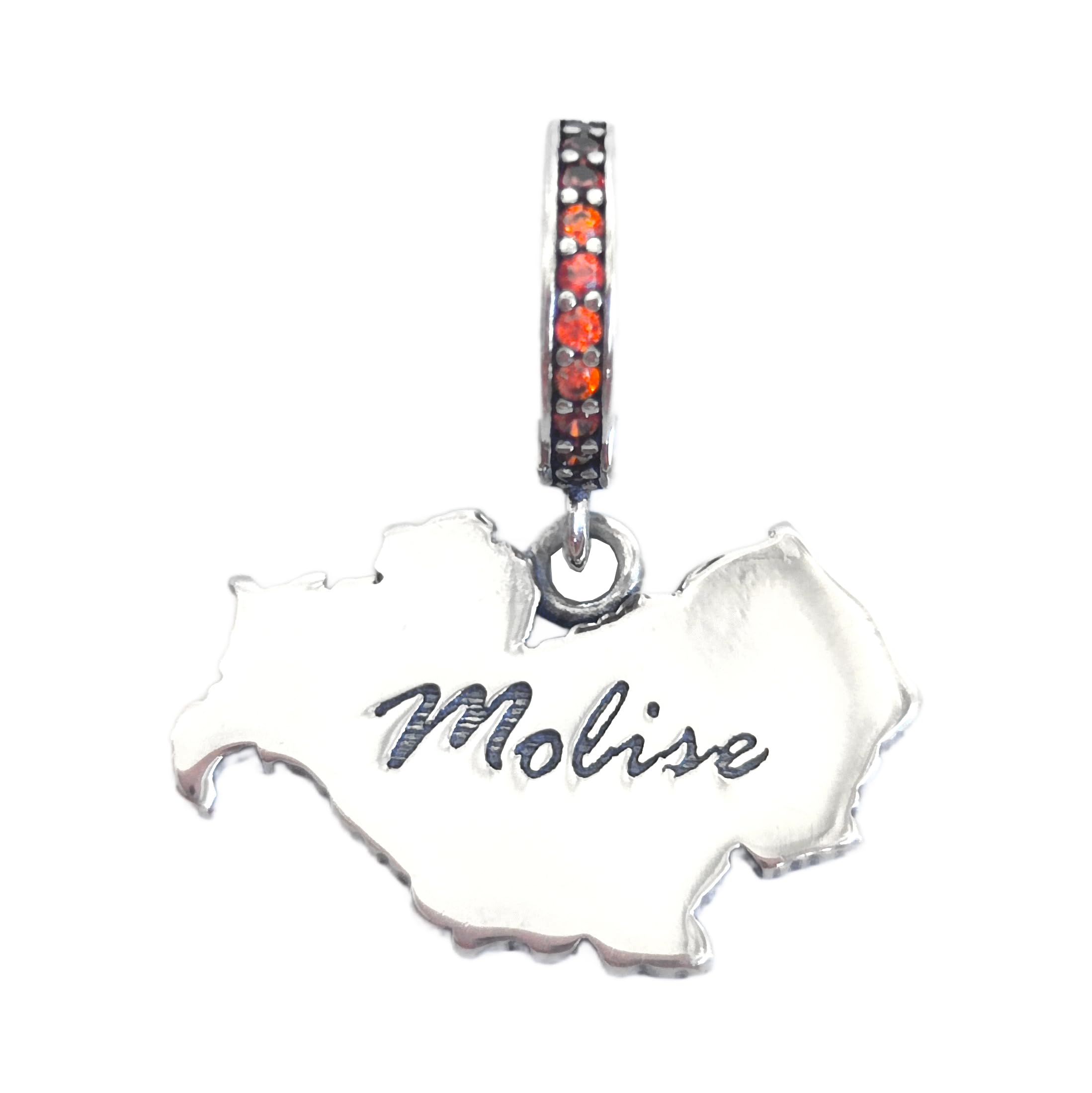 Charm Region Molise Italien Souvenir Anhänger Silber 925 - Leas Folies für Pandora, Sterling-Silber, Zirkonia