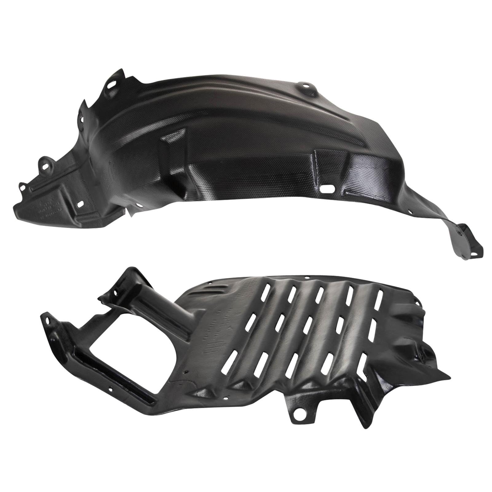 TRQ Inner Fender Liner Set Compatible with 2001-2005 Mazda Miata MA1248122 MA1251109