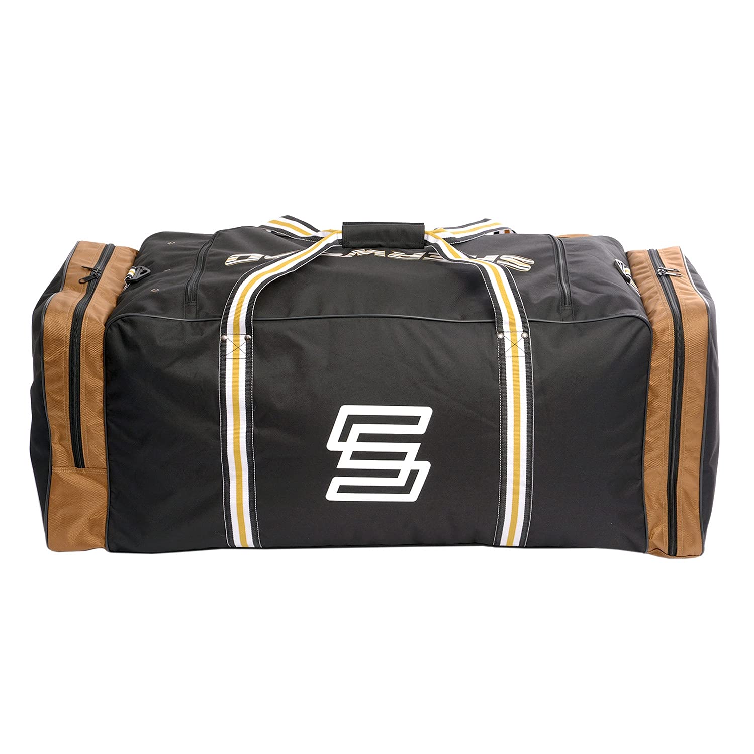 SHERWOOD Sac de transport pour adulte unisexe Code III LE-Large | Sac de transport pour équipement de sport ou de hockey sur glace | avec sangles de transport | 4 compartiments extérieurs | 104 x 60 x