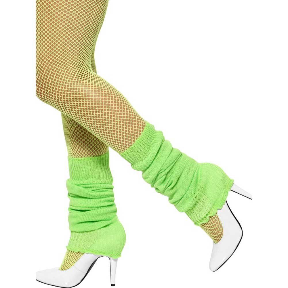Smiffys Legwarmers Neon Green