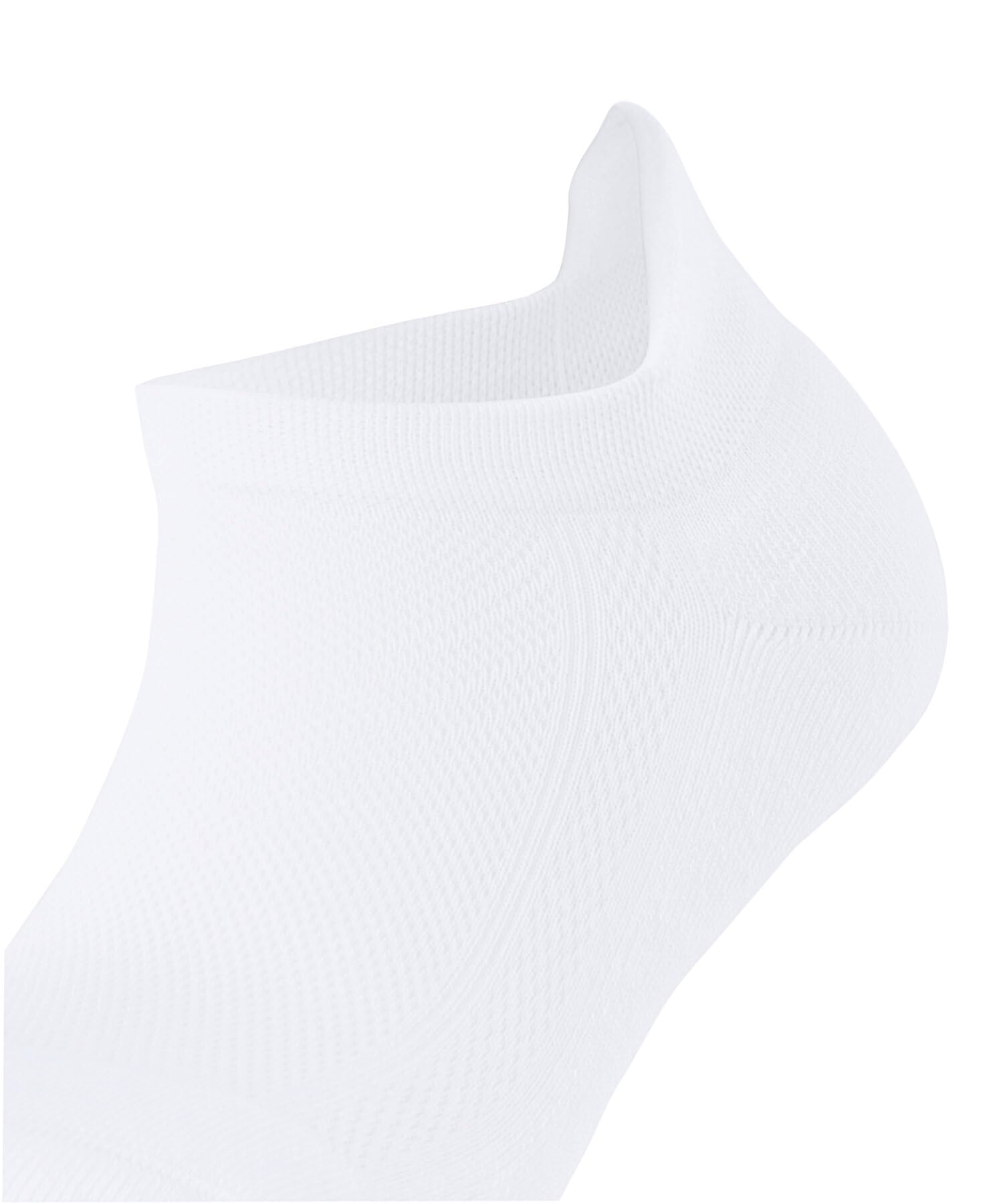 FALKE Kobiety Skarpety do trampek Cool Kick Sneaker W Sn materiał funkcyjny krótkie jednokolorowe 1 Para, Biały White 2000, 39-41