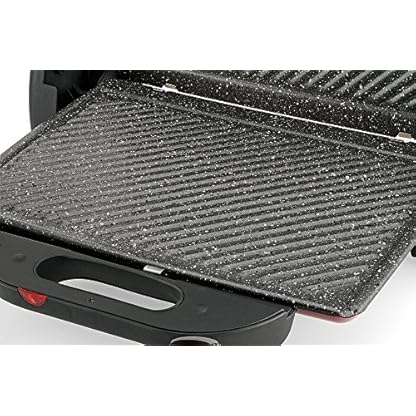 Arzum AR2012 Prego Granite Grill- und Toastmaschine mit herausnehmbaren, antihaftbeschichteten Platten mit Graniteffekt… – Bild 5