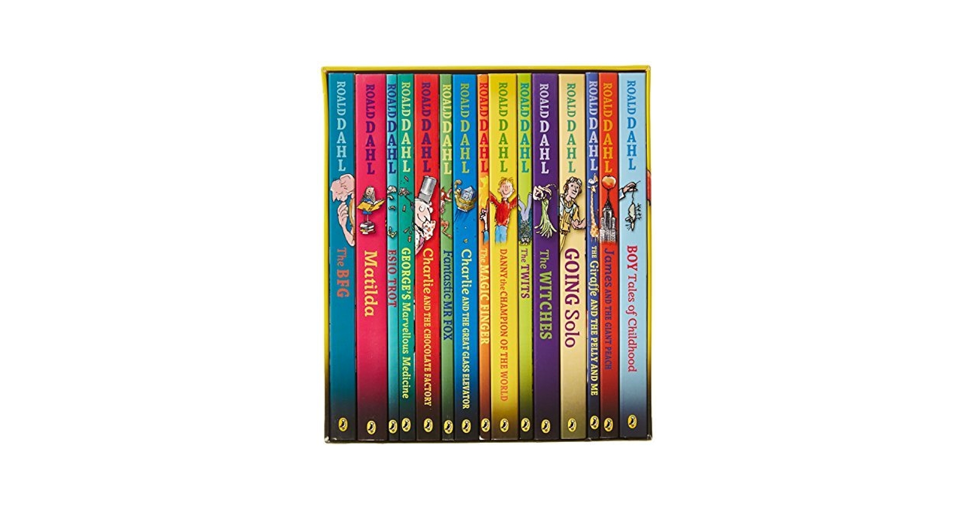 Roald Dahl Collection - 15 Paperback Book Boxed Set by Roald