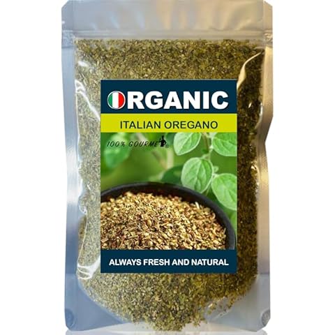 100% Gourmet Natural 5Oz Italian Organic Oregano Hand picked-Dried Whole Italian Oregano with fresh aroma Cover