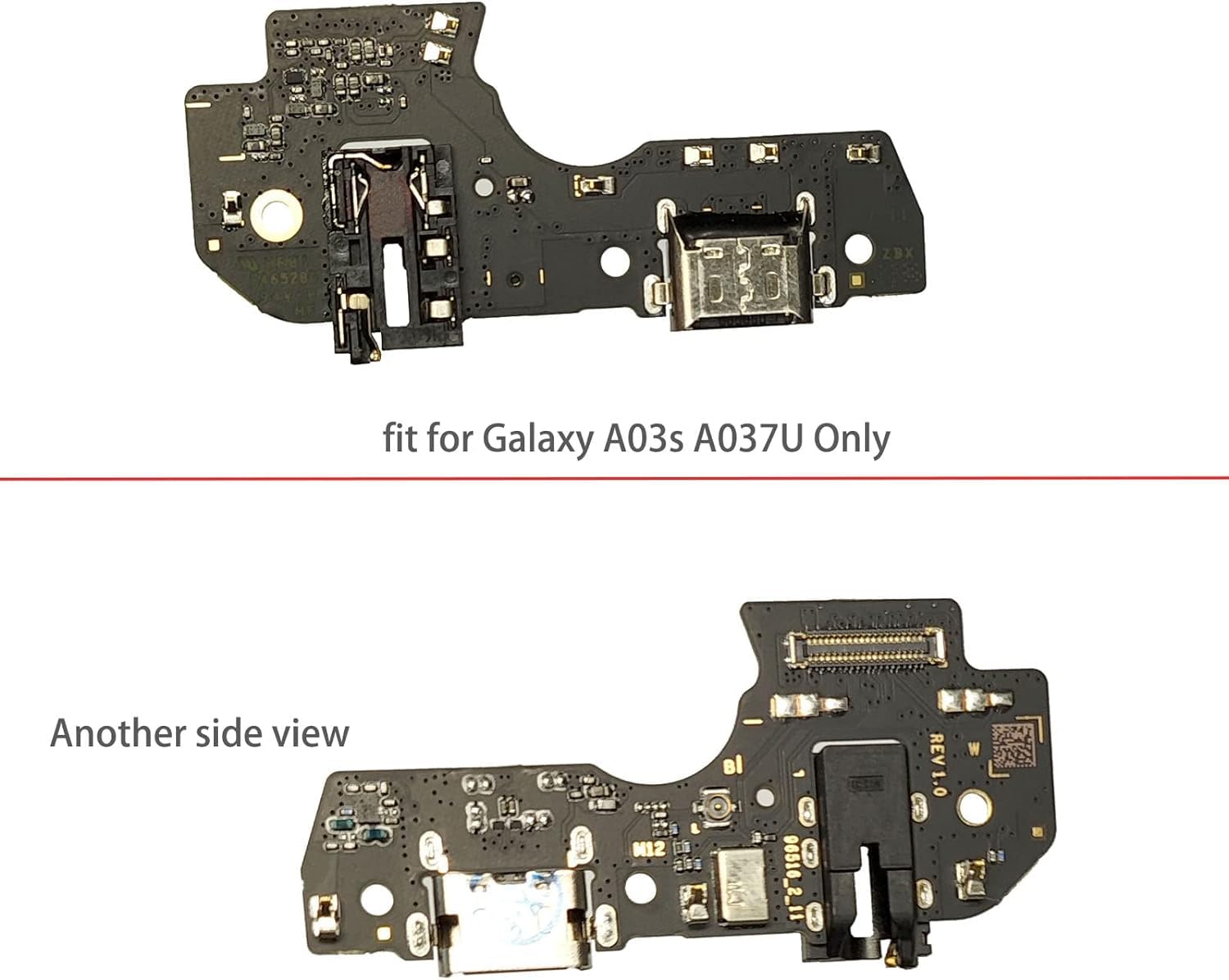 A037U Replacement Charging USB Port Board Parts for Samsung Galaxy a03s SM-A037U A37U1 6.5 Inches (US Version only) [not fit for A037a A037W A037G Version]