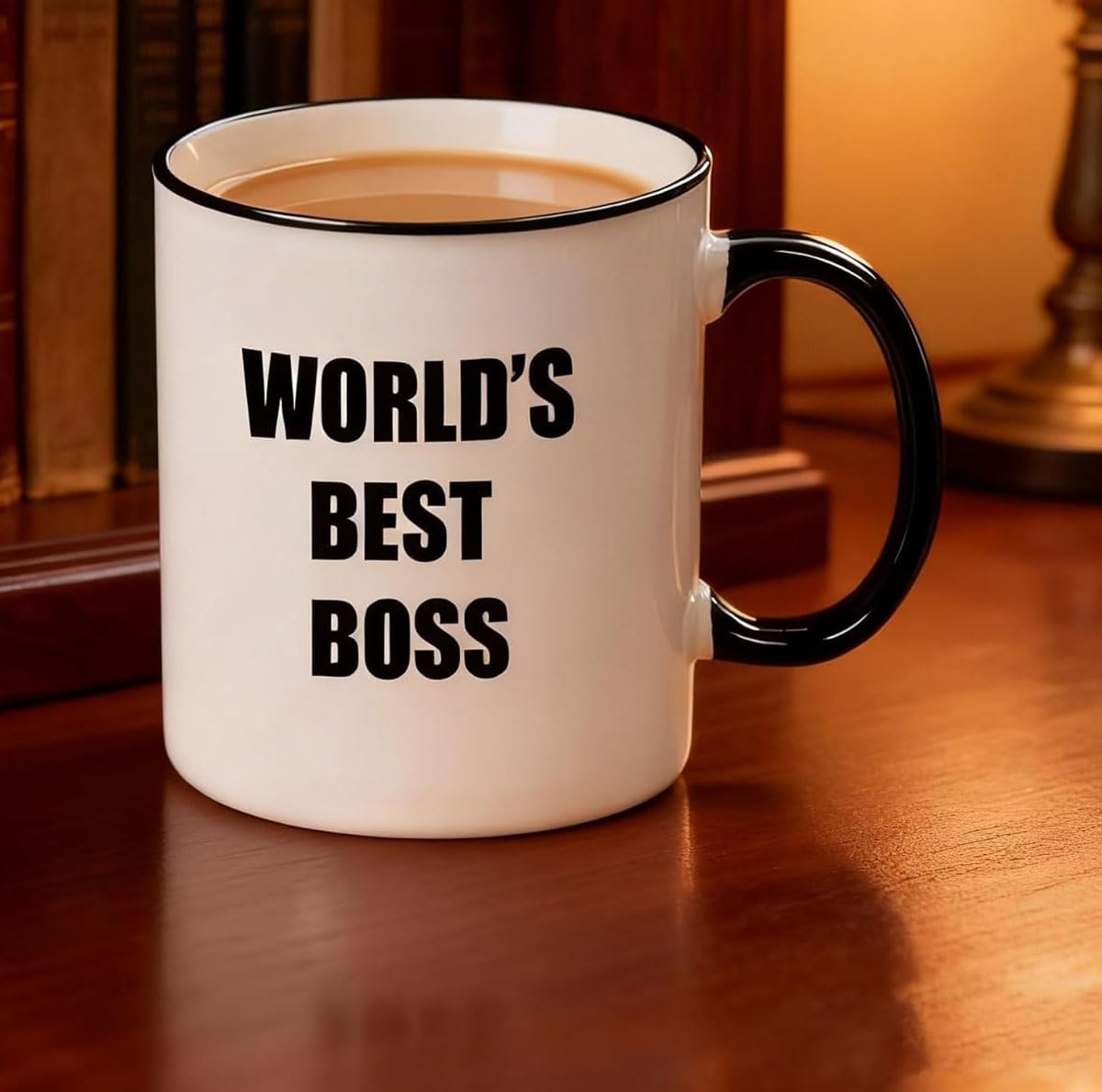 World's Best Boss Coffee Mug,Unique Bosses Day Christmas Thank boss Gift Ideas 11 OZ Ceramic Tea Cup
