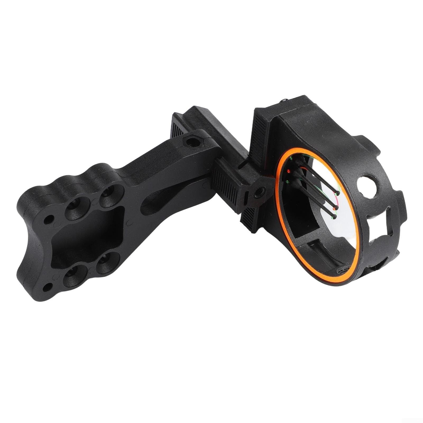 Viseur à 3 broches en fibre optique pour arcs composés et recourbés, ABS noir