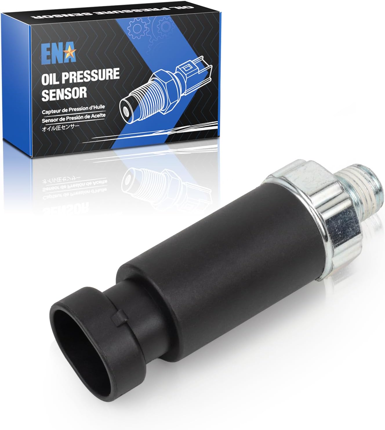 ENA Oil Pressure Sensor Switch for PS245 D1808A 19244501 Compatible with 1985-2001 Chevy Cavalier S-10 GMC C1500 C2500 C3500 K1500 K2500 K3500 Suburban Jimmy Yukon Buick Pontiac Oldsmobile Isuzu