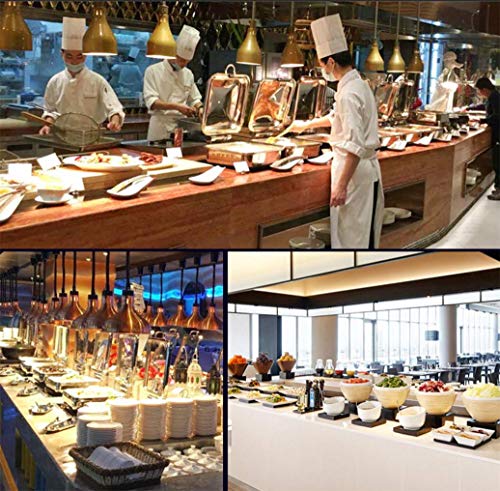 HSBAIS Speisenwärmer Buffetwärmer, 9 Qt Rechteckig Wärmebehälter Edelstahl mit Deckel Chafing Dish für Buffet Catering… – Bild 8