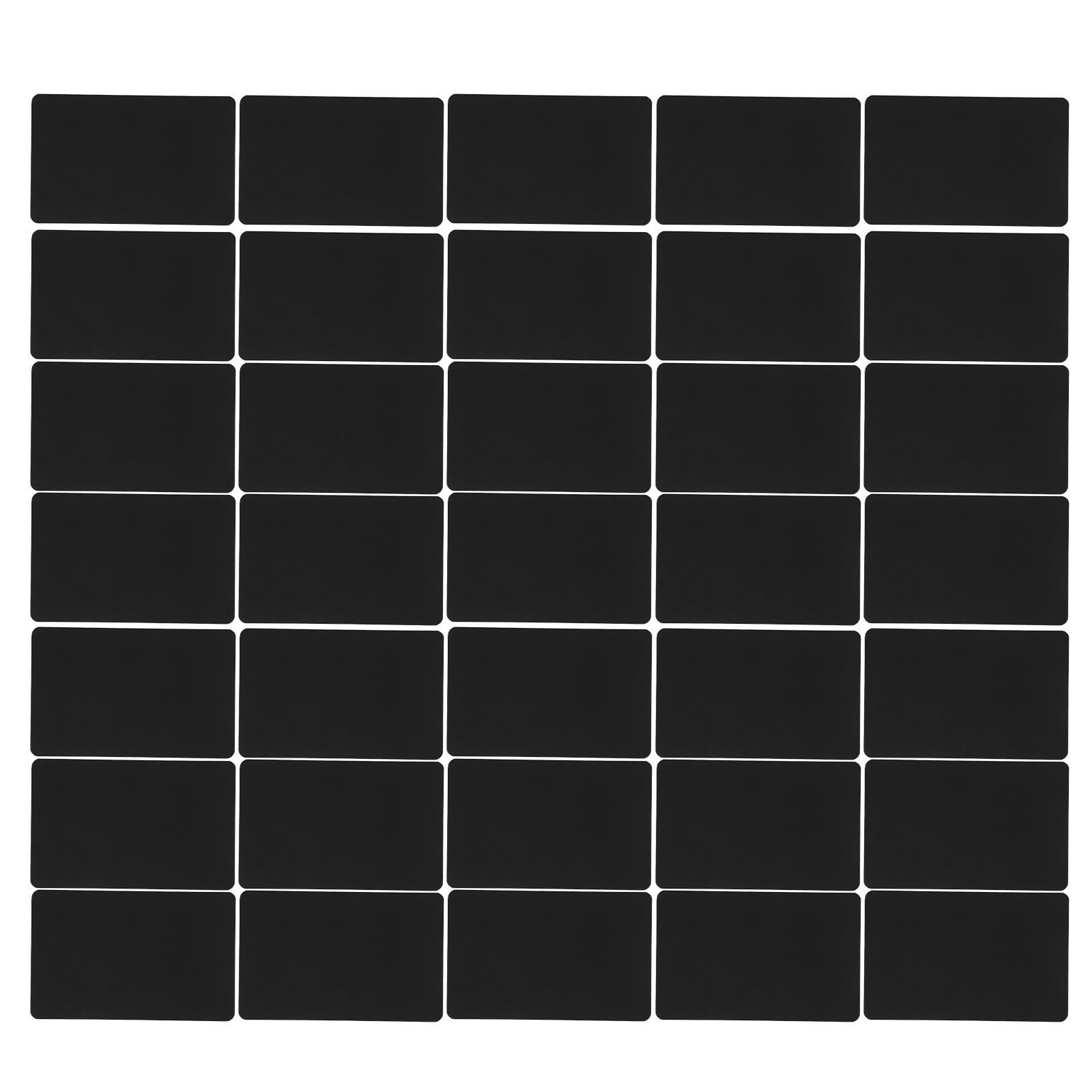 300 leere Grußkarten aus Papier – 11 x 7 cm (4,3 x 2,8 Zoll), schwarz – Handgeschriebene Grußkarten für Geburtstage, Blumenarrangements, Büronotizen