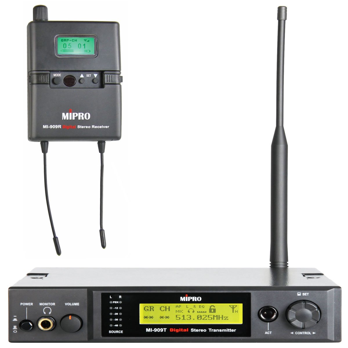 Mipro MI-909RT Digitales Stereo In-Ear Monitor Funk-System