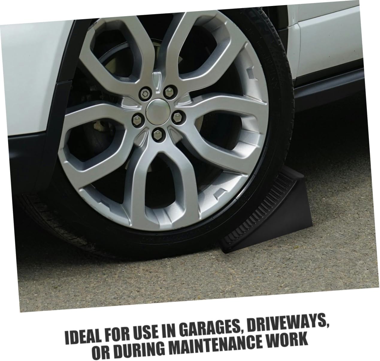 2pcs Rv Wheel Stabilizer Jack Heavy Duty Rubber Wheel Chocks Car Tire Stoppers Fit for Rv Trailer Camper