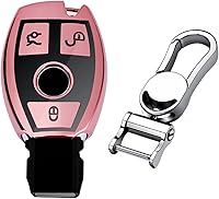 Vista 11 de Funda protectora de TPU suave para llavero de coche para Mercedes-Benz Clase A B C E S G M V Clase CLA CLS GLA GLC GLE GLK GL GLS SL SLK SLC Viano