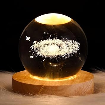 3D Crystal Ball, Universe Galaxy, Crystal Ball, Popular, Planet, Crystal Ball, Stylish, Healing Goods, Indirect Light, Glass, Night Light, Valentine's Day, Children, Women's, Gift, Gift, Home,