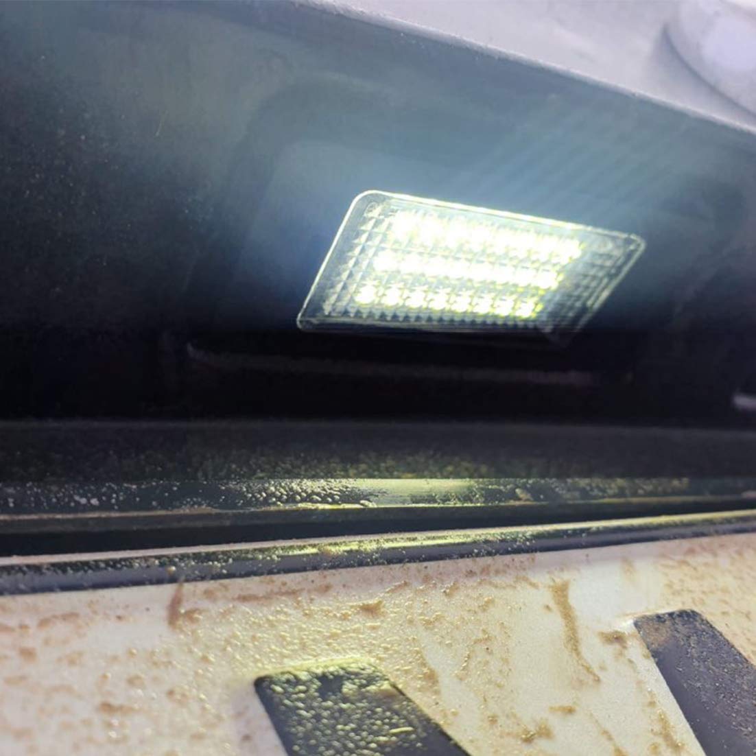 2 Pièces Sans Erreur LED Plaque D'immatriculation