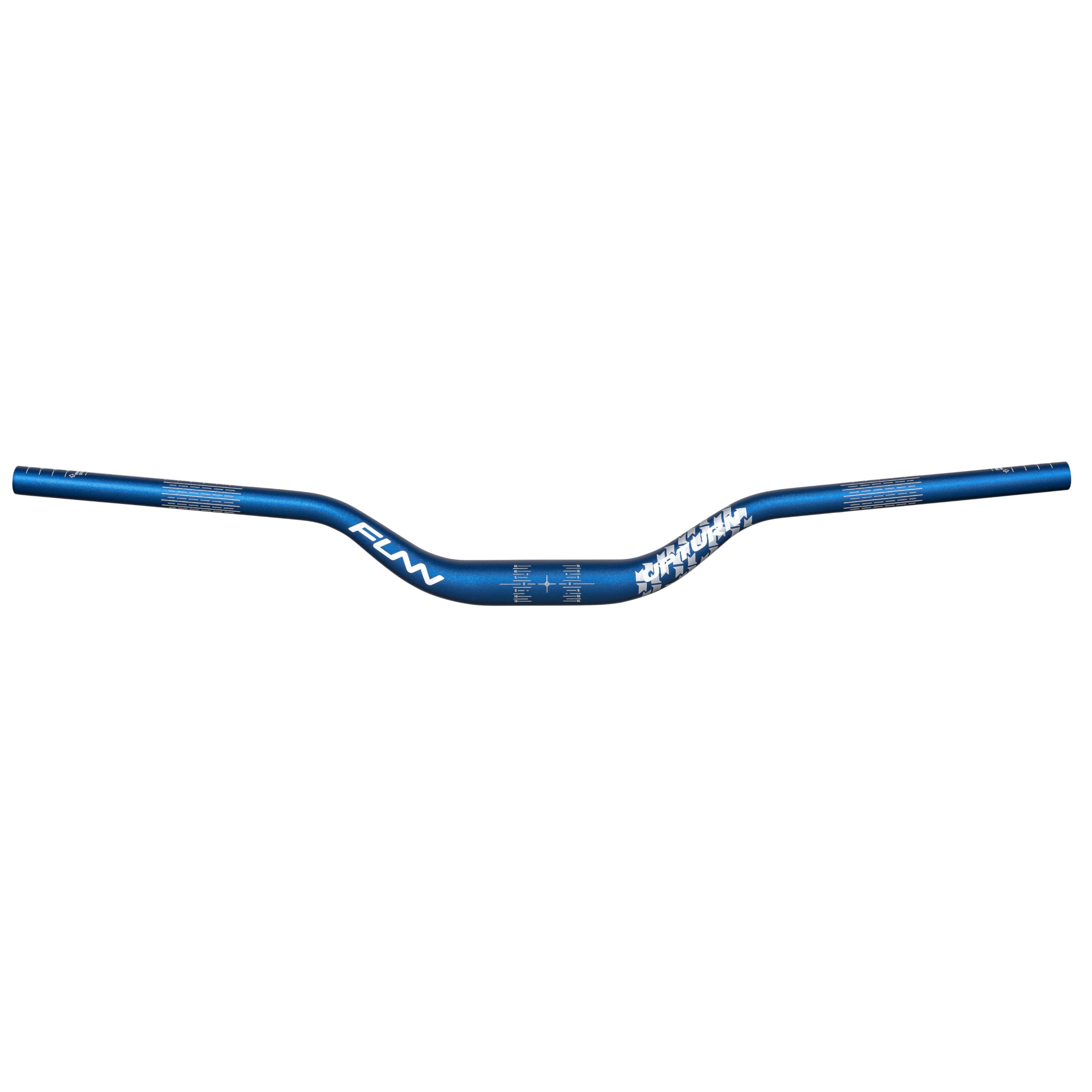 Funn Upturn High-Rise Mountain Bike Handlebar with Bar Clamp 35mm and Width 800mm, Durable and Lightweight Alloy Riser Handlebar for MTB and BMX Bike, Rise 55mm MTB Handlebar (Blue)