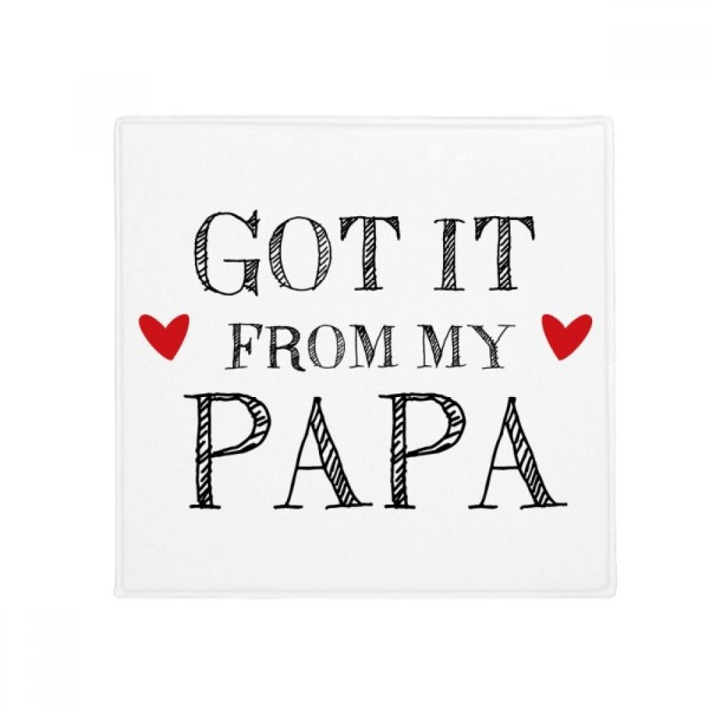 Tapis de sol Papa 50x50cm antidérapant multicolore pour salon cuisine et entrée