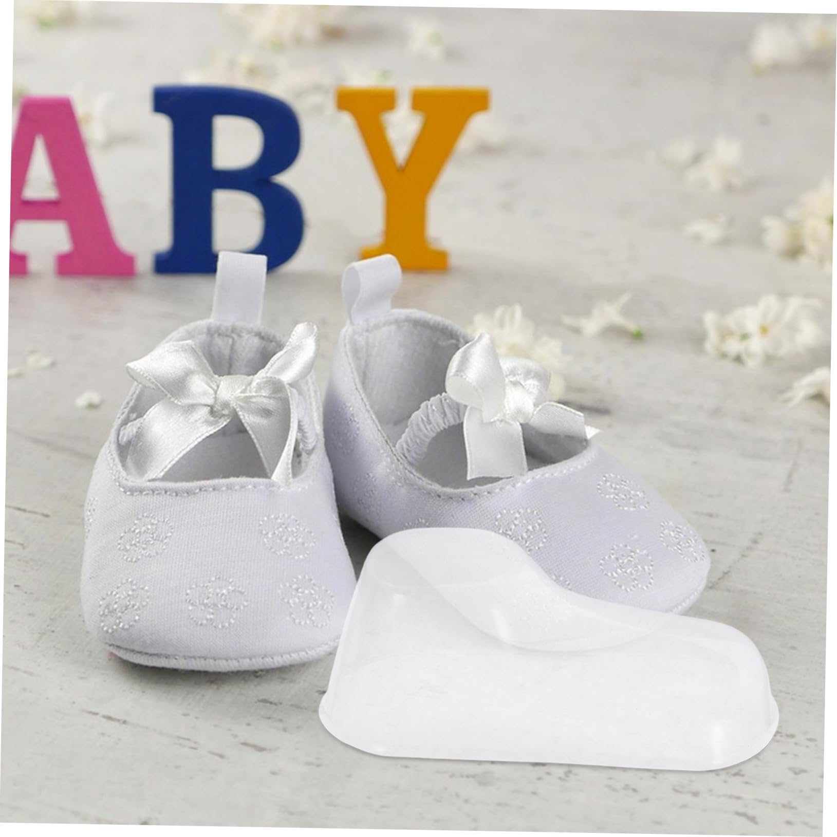 5 Sätze Ledersocken Sockenmodell Präsentationsständer Schaufensterpuppe Fußanzeige Kleinkinderschuhe Babysocken Babyschuh Präsentationsmodell Kunststofffußmodell 50 Stück * 5