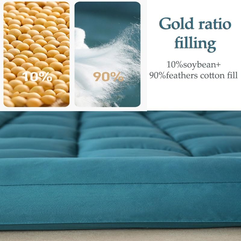 Tapis de camping enroulable et matelas d'invité pliable - 2