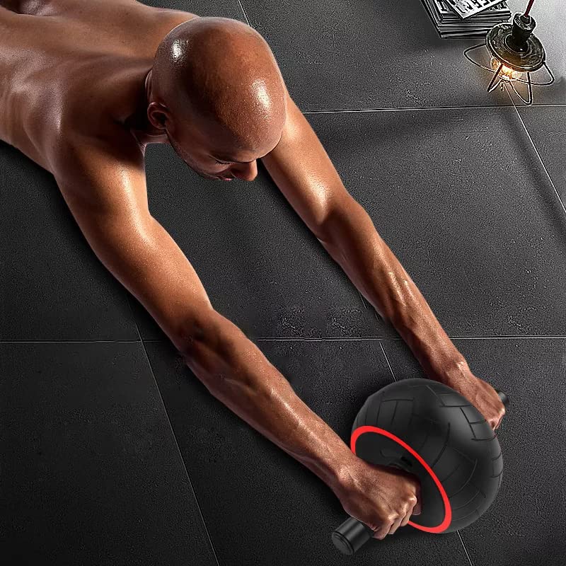 Roulette Abdominale Retoo - Entraînement Abdos, Musculation à La Maison | Roue AB Fitness Homme Femme