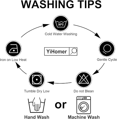 Vista 7 de Pastoral Round Tablecloth - 60 Inch Dia. - Linen Fabric Table Cloth - Washable Table Cover with Dust-Proof Wrinkle Resistant for Restaurant, Picnic