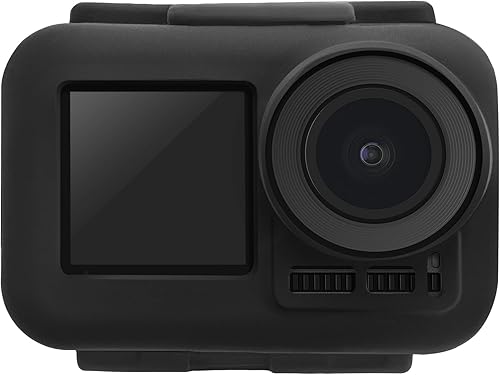 Miniatura 8 de kwmobile Funda de silicona compatible con DJI Osmo Action 1 - Funda protectora para cámara - Negro