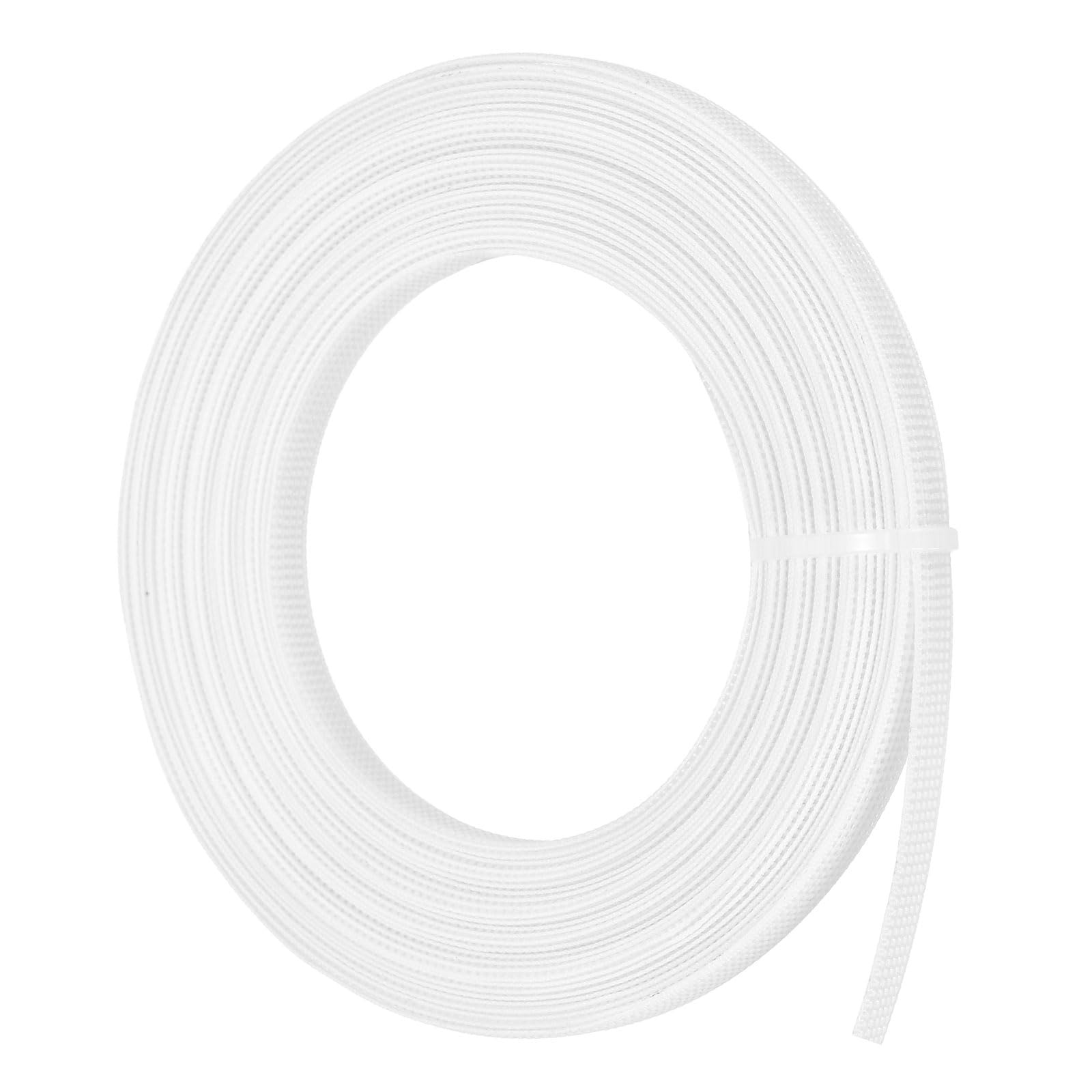 PATIKIL 8 Yards Polyester Boning for Sewing, 8mm Sew-Through Low Density Boning for Corsets Bridal Gown Evening Dress Lingerie Hats Crafts, White