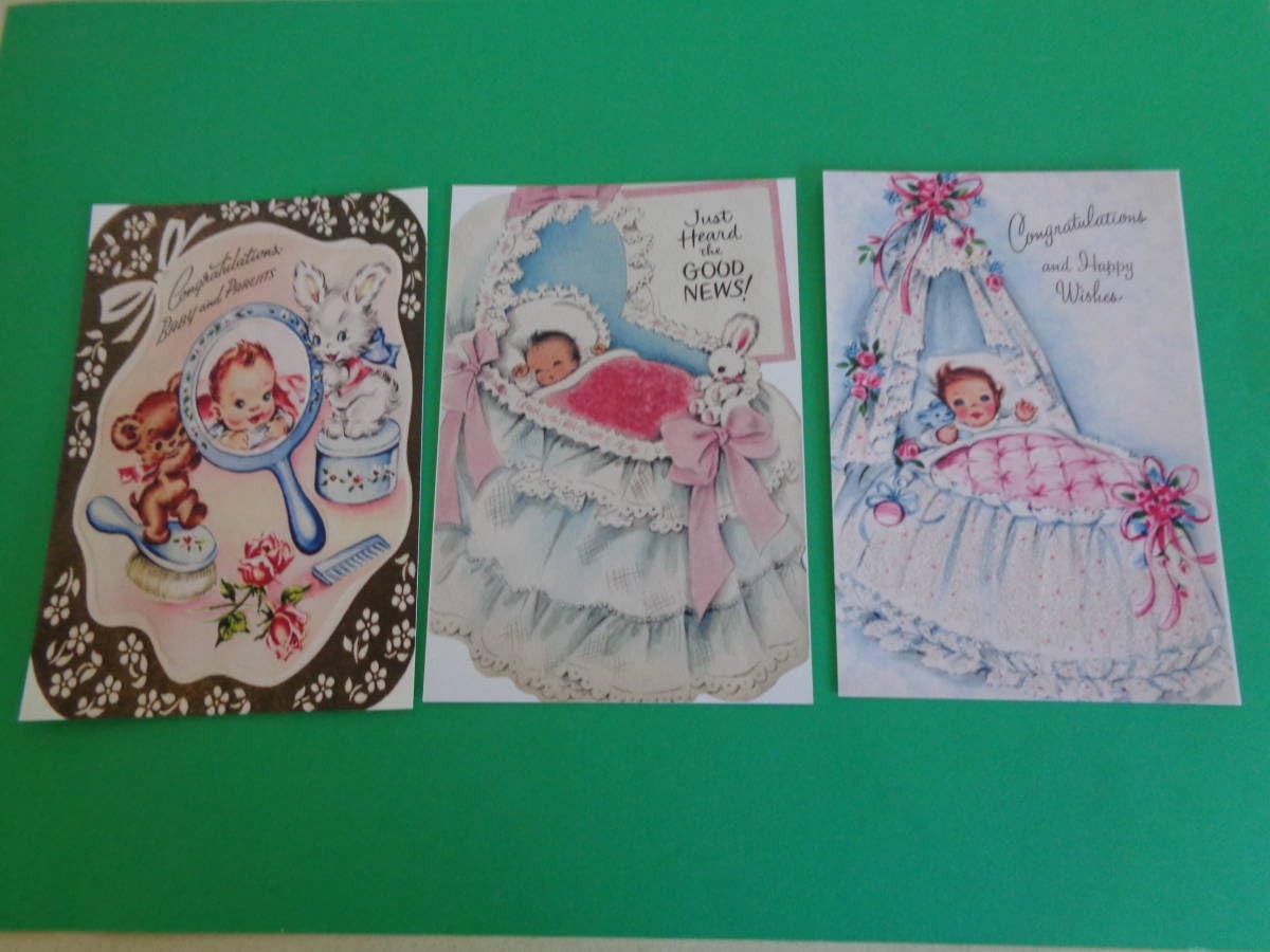 Amazon | ポストカード 絵ハガキ 5枚セット 光沢紙 BABY ベビー