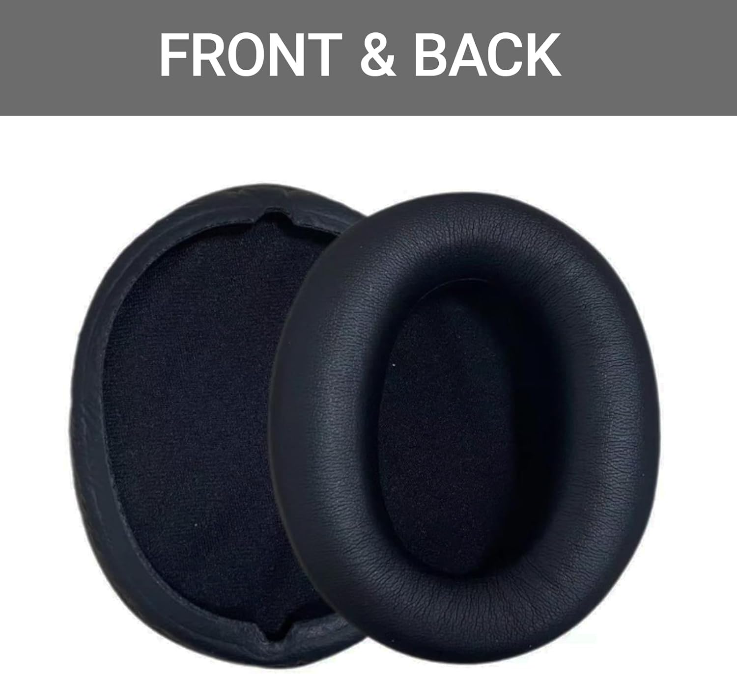 Ear Pads Replacement for WH-CH710N Noise Canceling Headphones, Ear Cushion Pads Cushion with Soft Protein Leather and Memory Foam for Sony WH-CH700N, WH-CH710N, WH-CH720N(Black) - Image 6