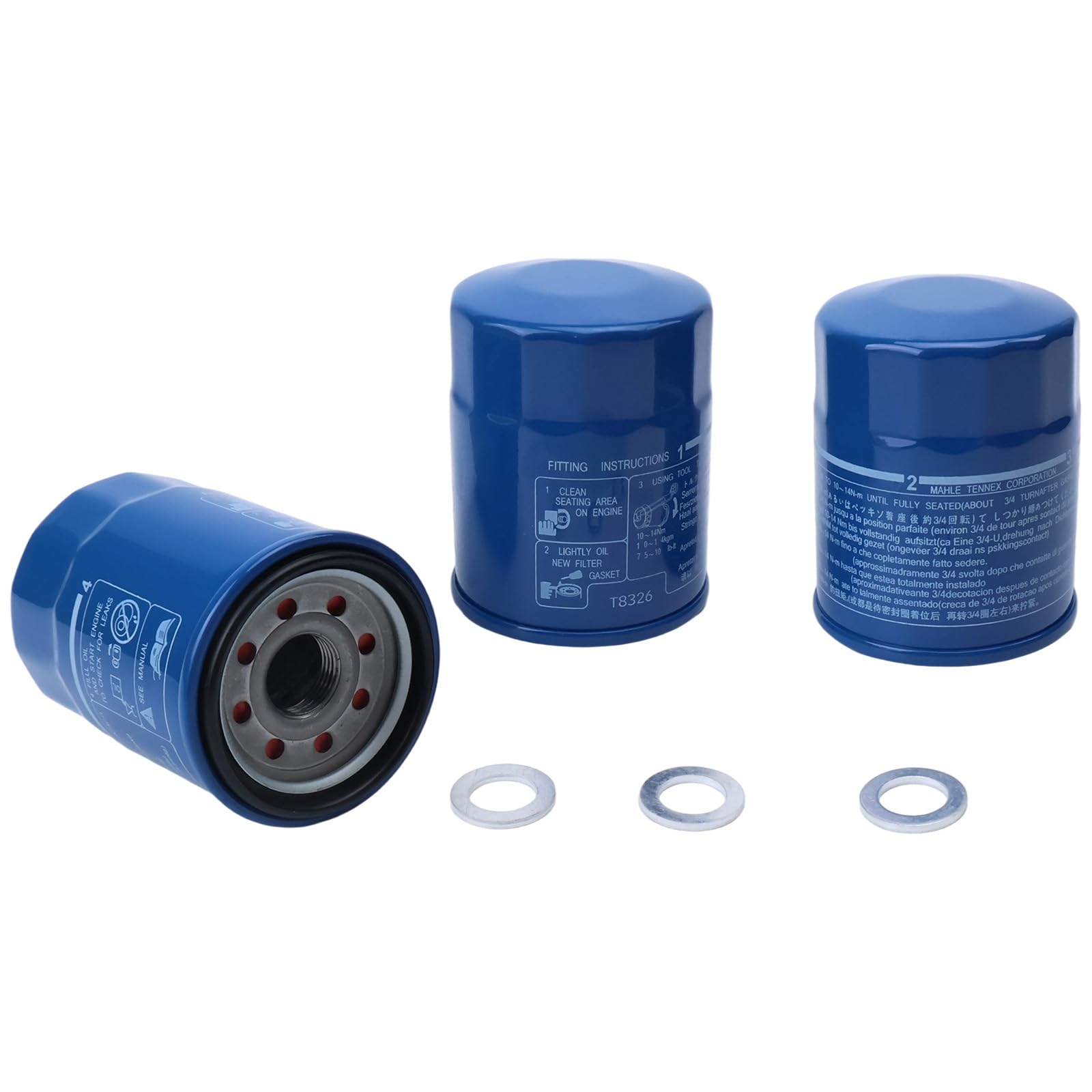 3PCS 15400-PLM-A02 Oil Filter Kit